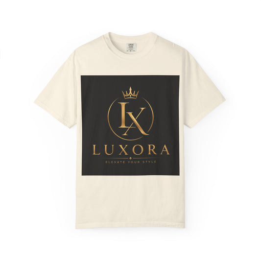 Luxora Crown Logo T-Shirt — "Elegance Without Limits" Luxury Graphic Tee