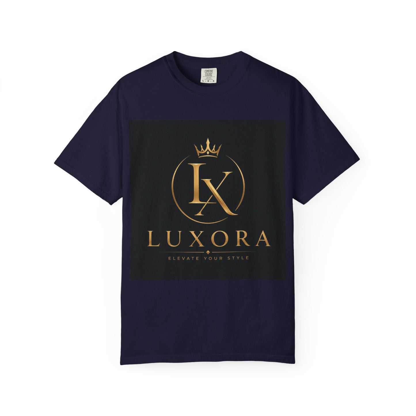 Luxora Crown Logo T-Shirt — "Elegance Without Limits" Luxury Graphic Tee