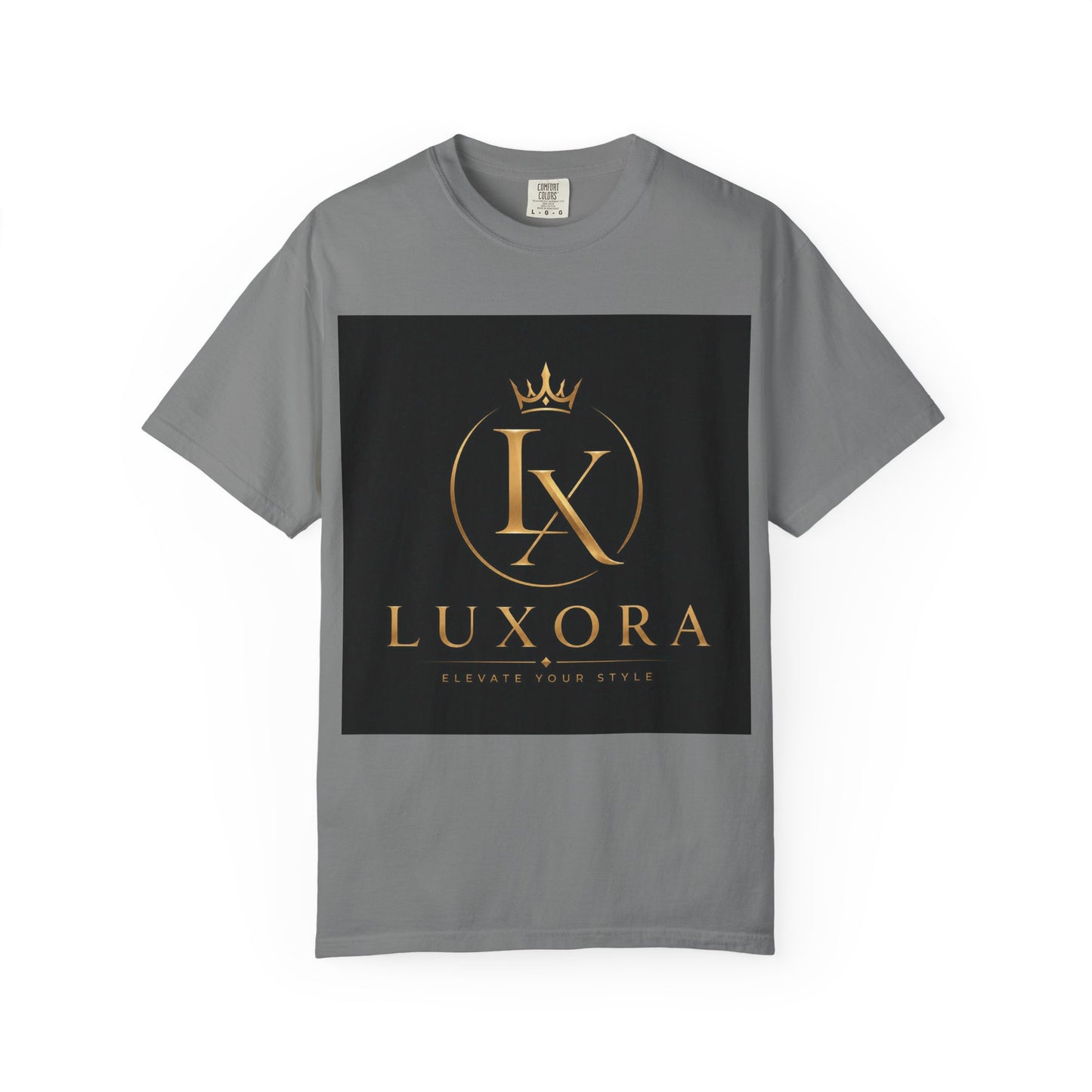 Luxora Crown Logo T-Shirt — "Elegance Without Limits" Luxury Graphic Tee