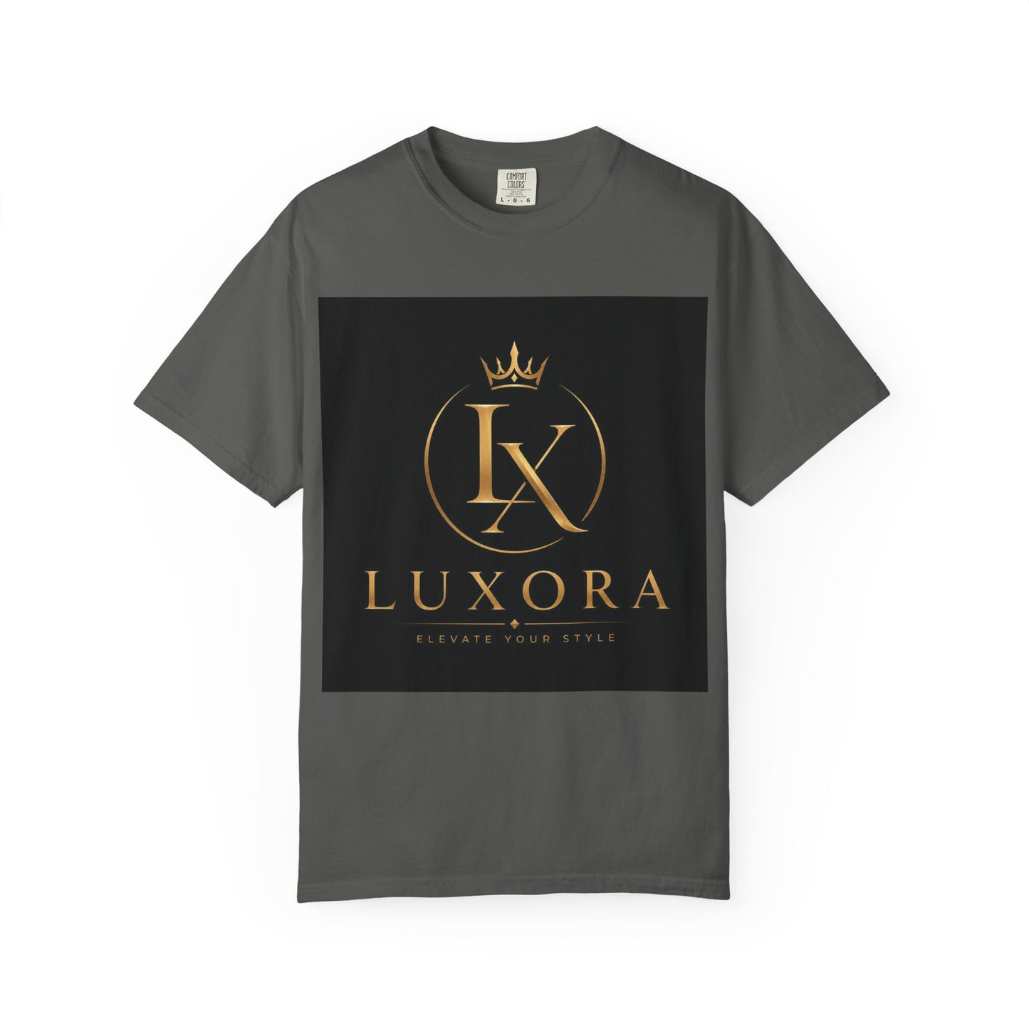 Luxora Crown Logo T-Shirt — "Elegance Without Limits" Luxury Graphic Tee