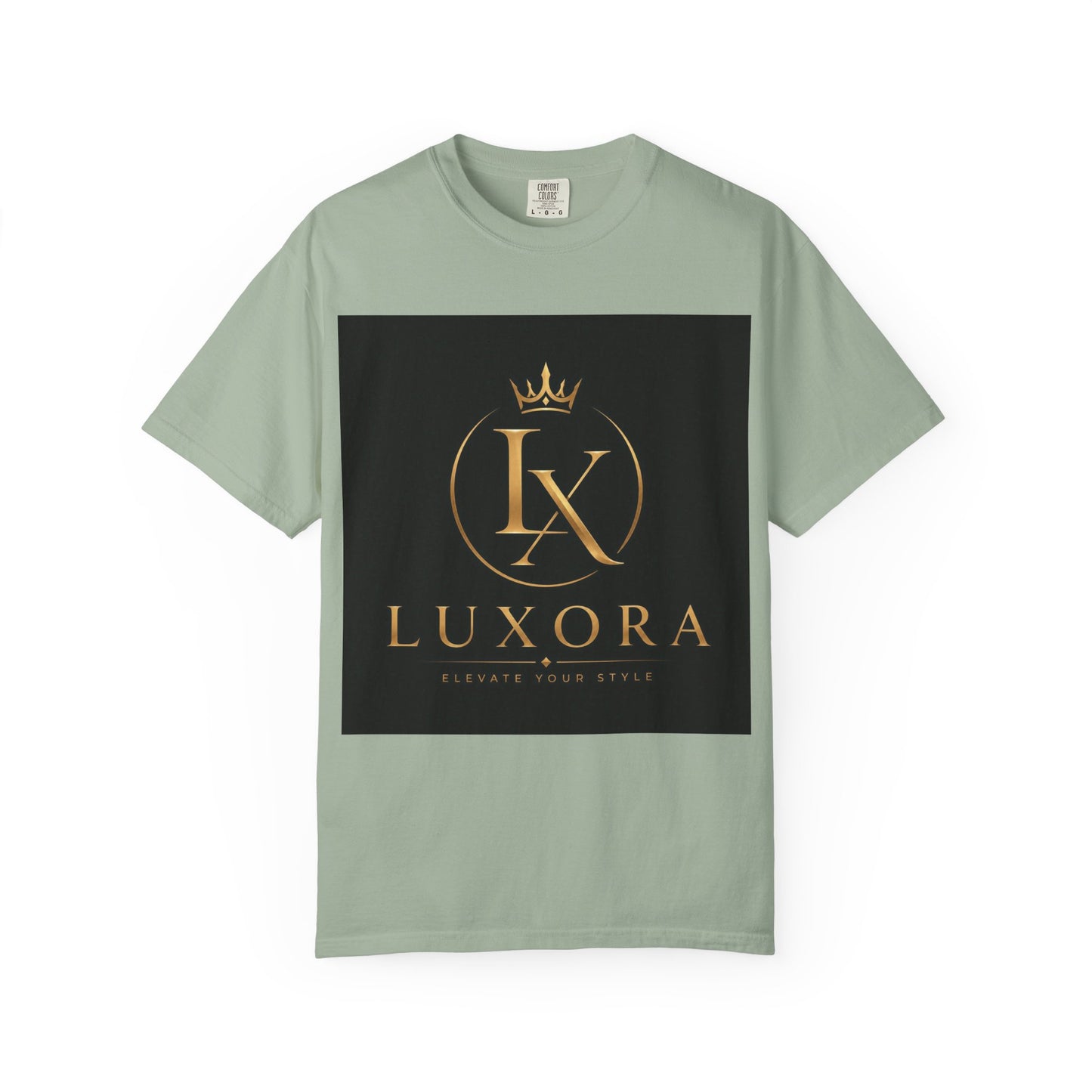 Luxora Crown Logo T-Shirt — "Elegance Without Limits" Luxury Graphic Tee