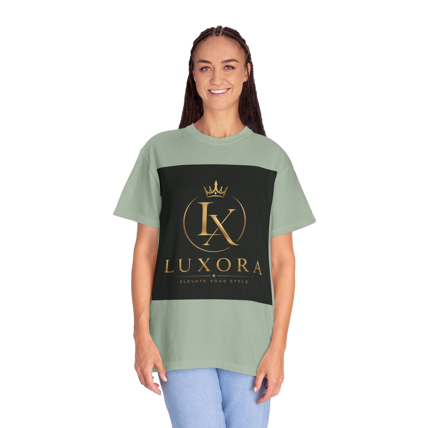 Luxora Crown Logo T-Shirt — "Elegance Without Limits" Luxury Graphic Tee