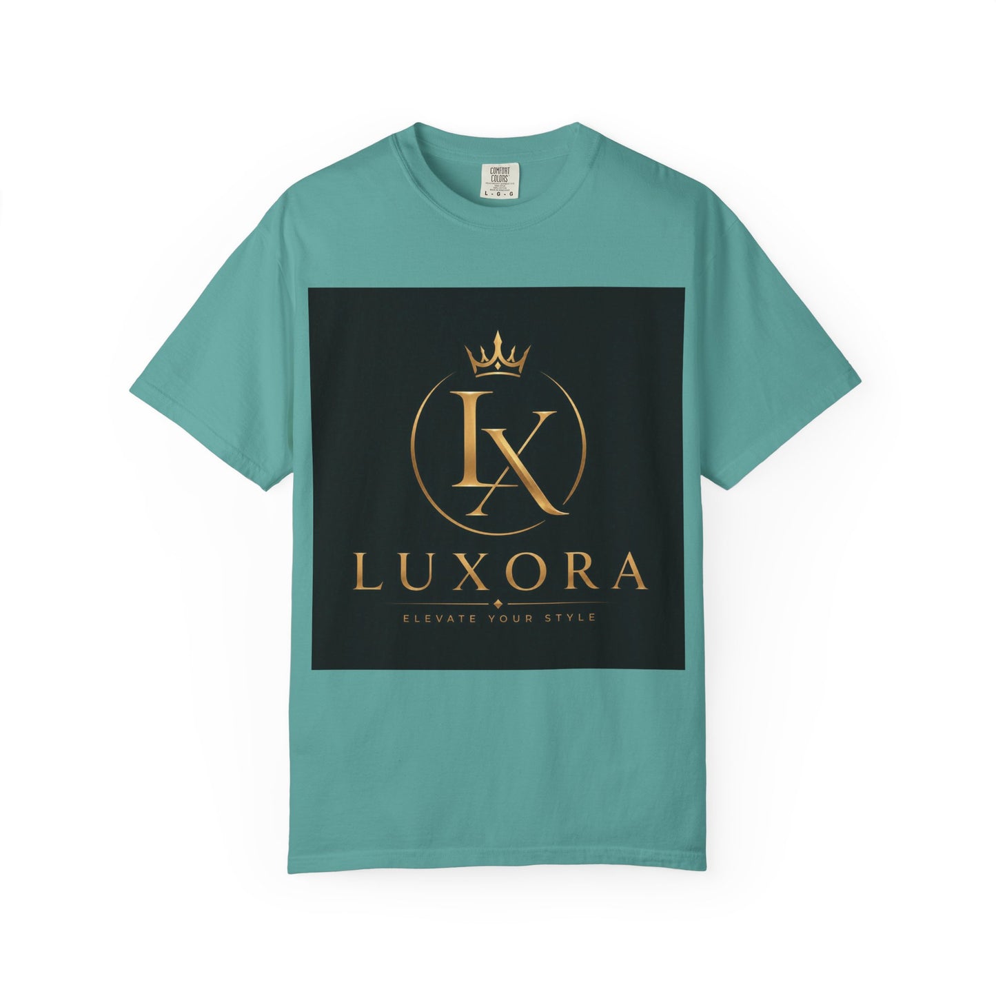 Luxora Crown Logo T-Shirt — "Elegance Without Limits" Luxury Graphic Tee