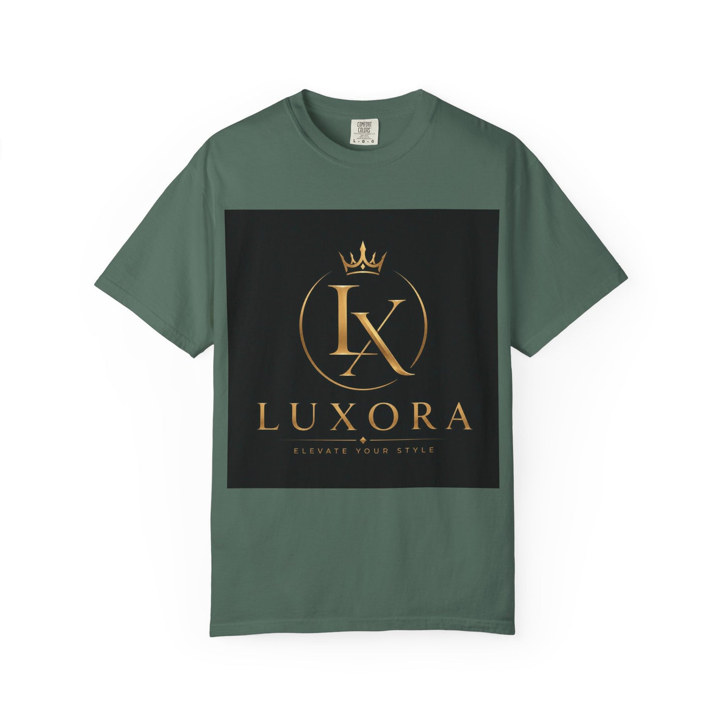 Luxora Crown Logo T-Shirt — "Elegance Without Limits" Luxury Graphic Tee