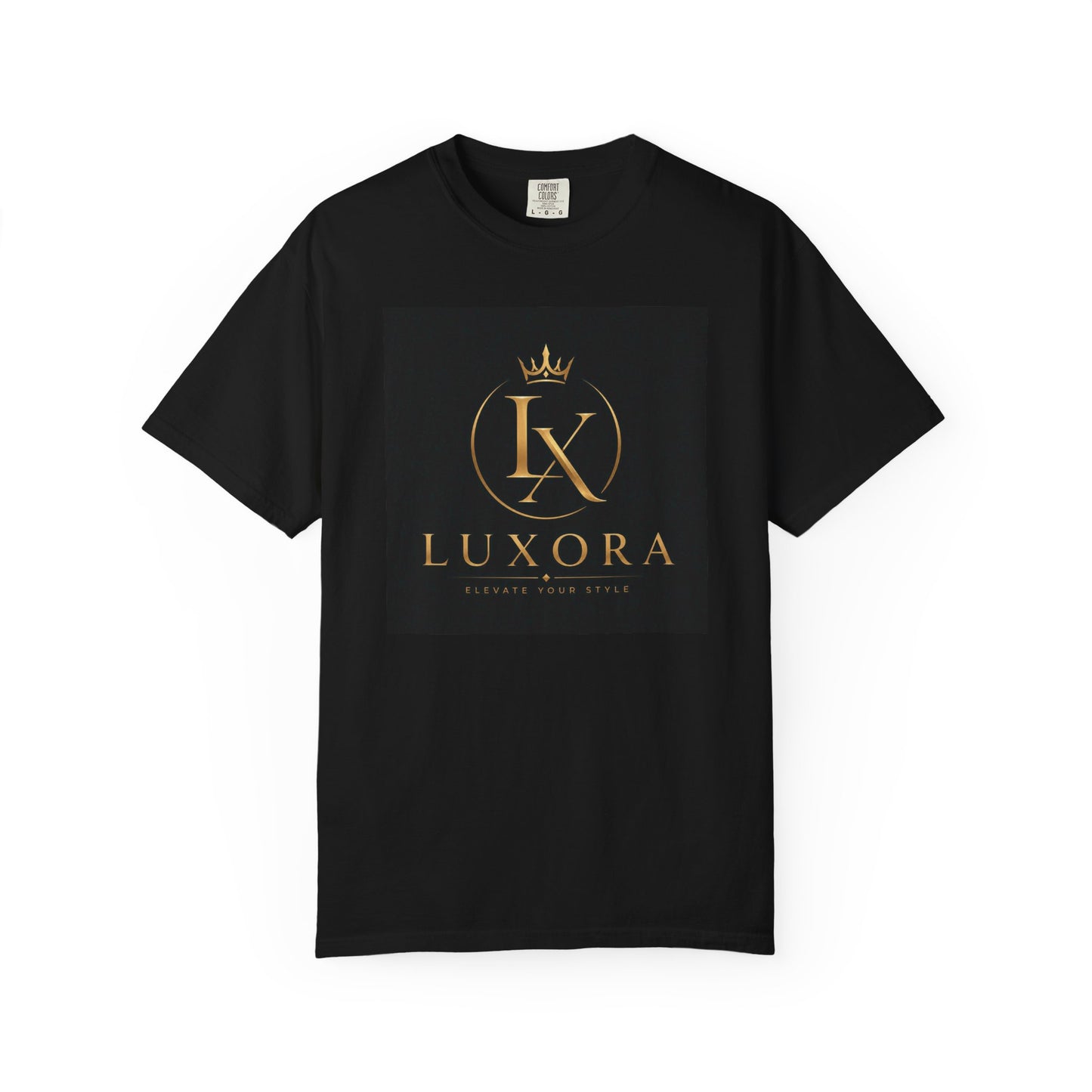 Luxora Crown Logo T-Shirt — "Elegance Without Limits" Luxury Graphic Tee