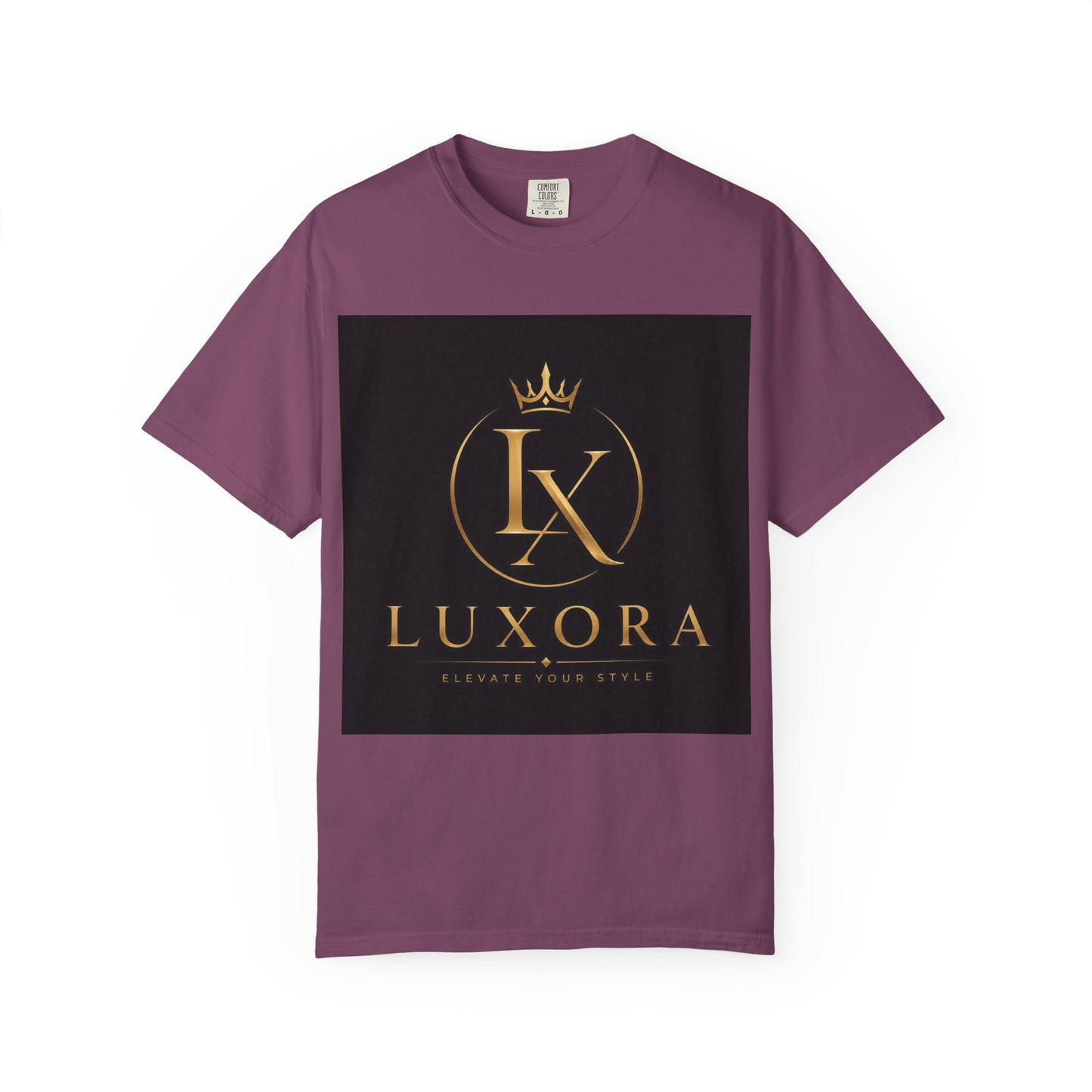 Luxora Crown Logo T-Shirt — "Elegance Without Limits" Luxury Graphic Tee