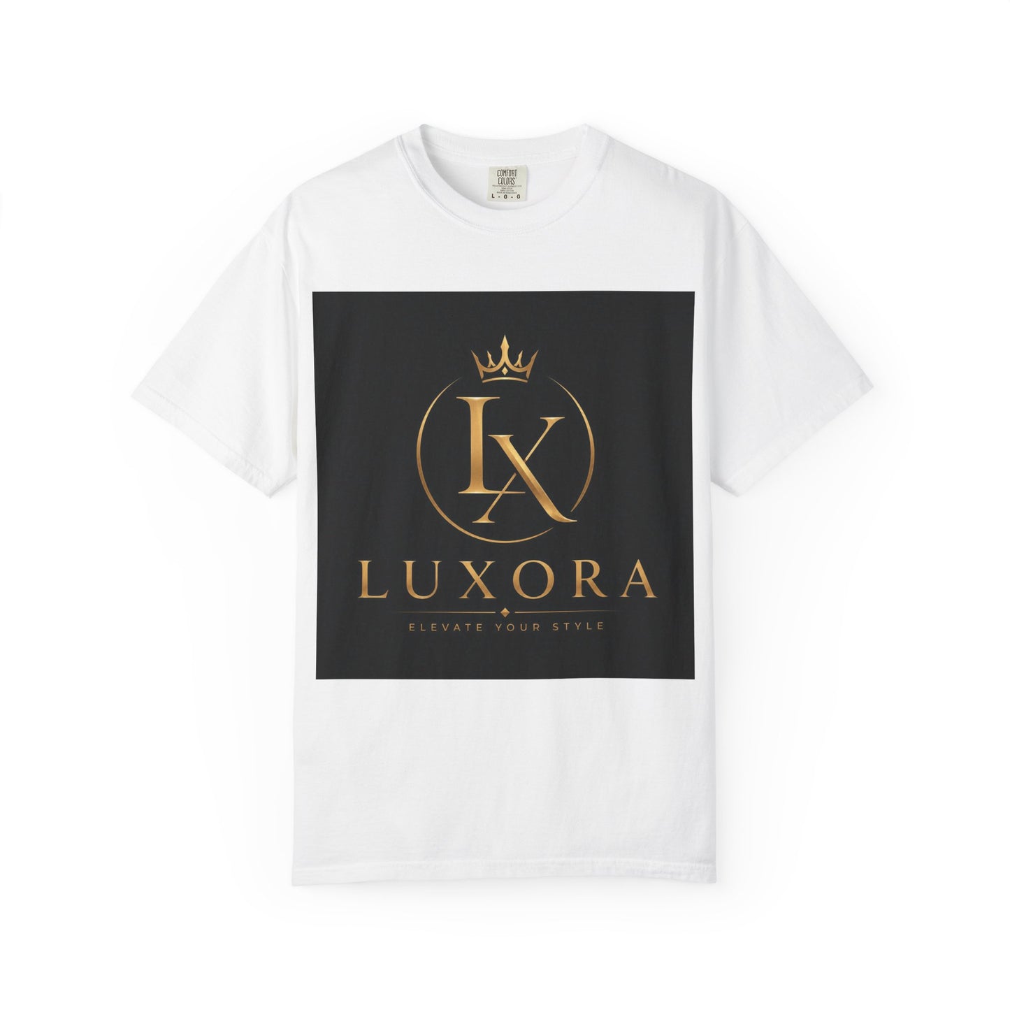 Luxora Crown Logo T-Shirt — "Elegance Without Limits" Luxury Graphic Tee