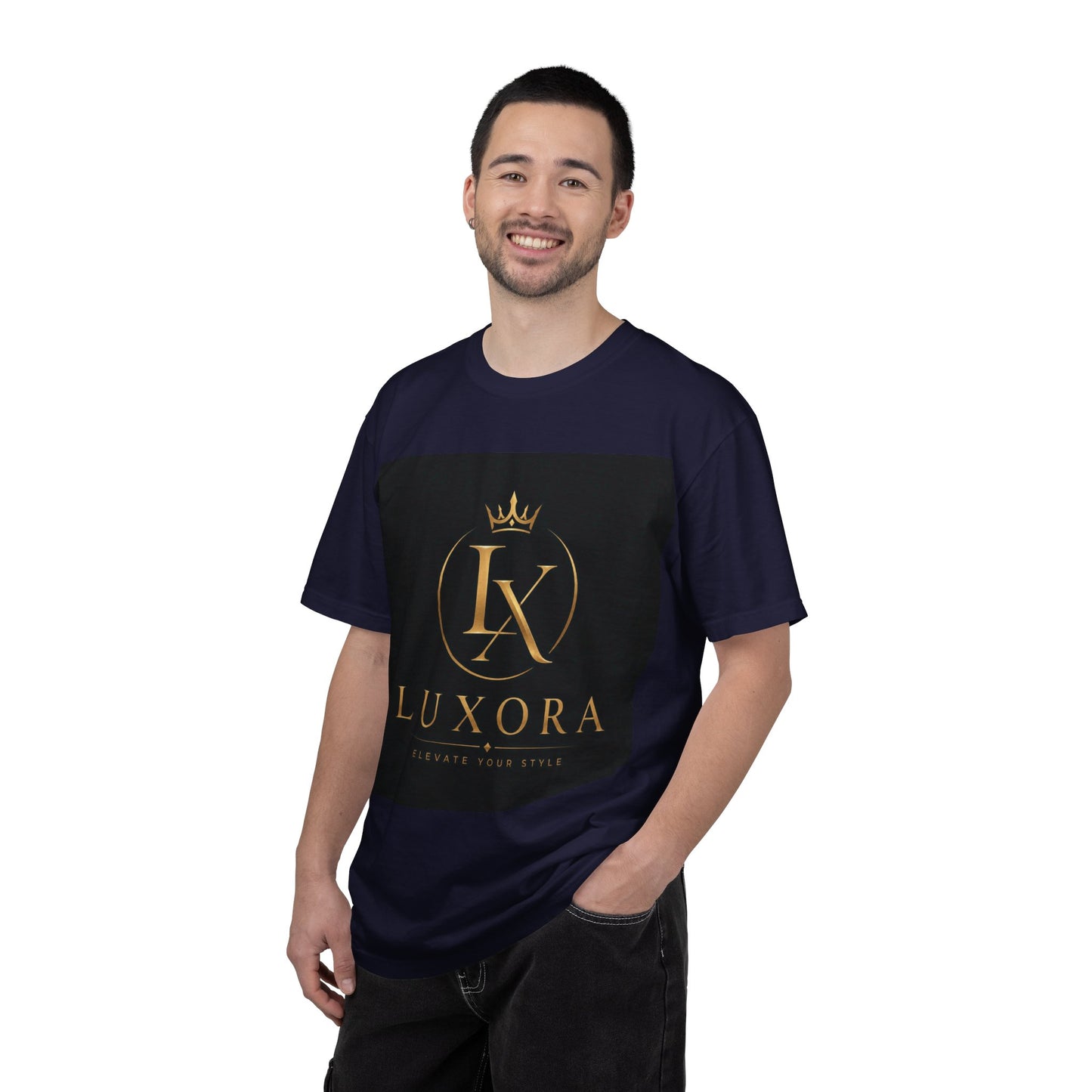 Luxora Crown Logo T-Shirt — "Elegance Without Limits" Luxury Graphic Tee