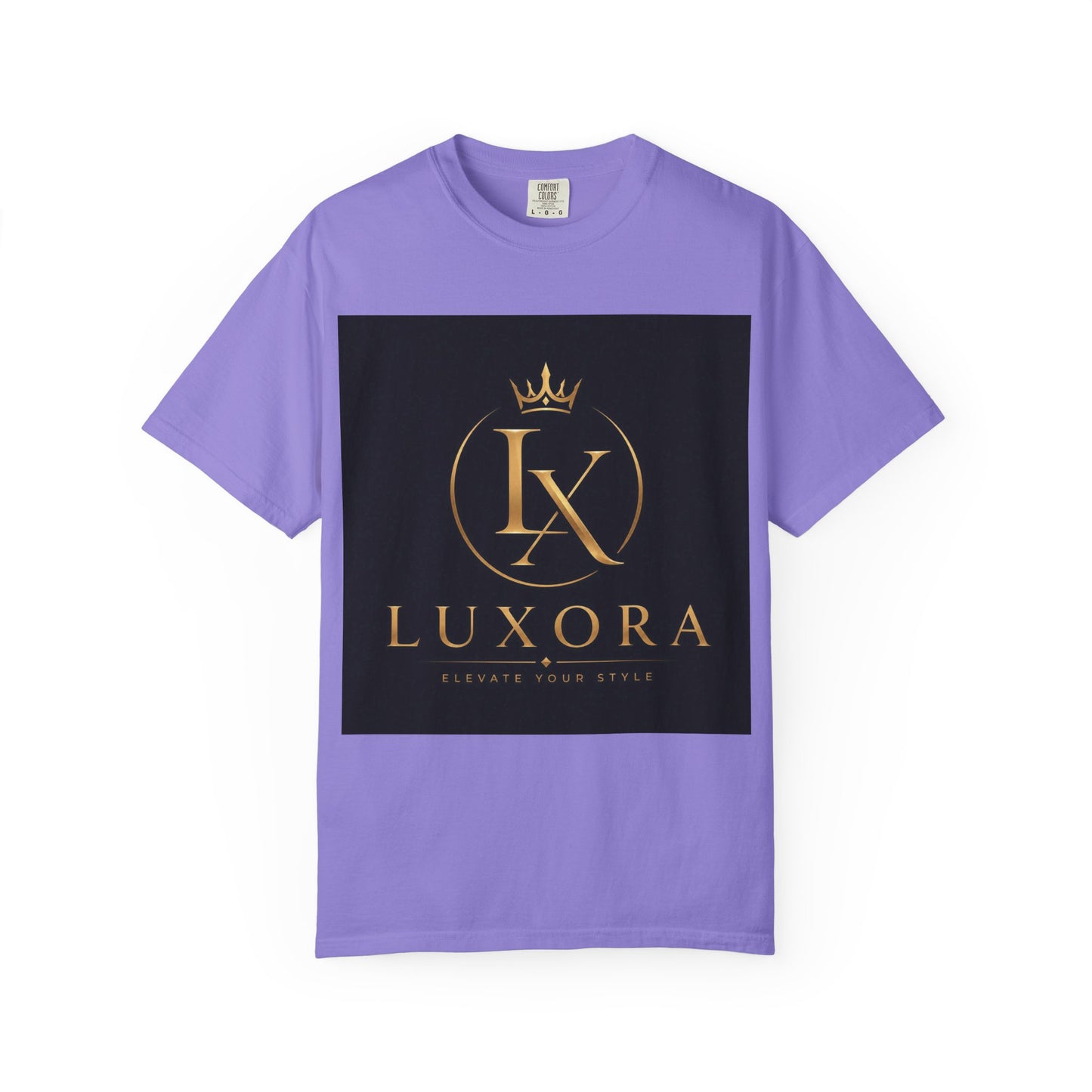 Luxora Crown Logo T-Shirt — "Elegance Without Limits" Luxury Graphic Tee