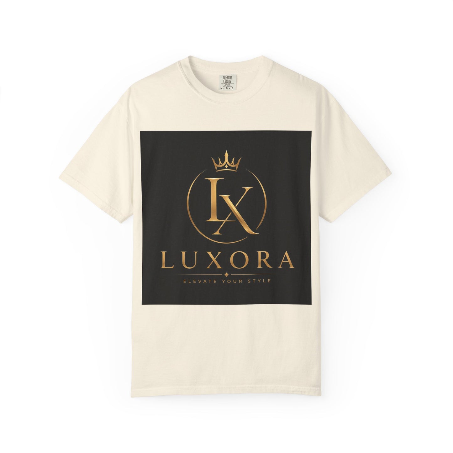 Luxora Crown Logo T-Shirt — "Elegance Without Limits" Luxury Graphic Tee
