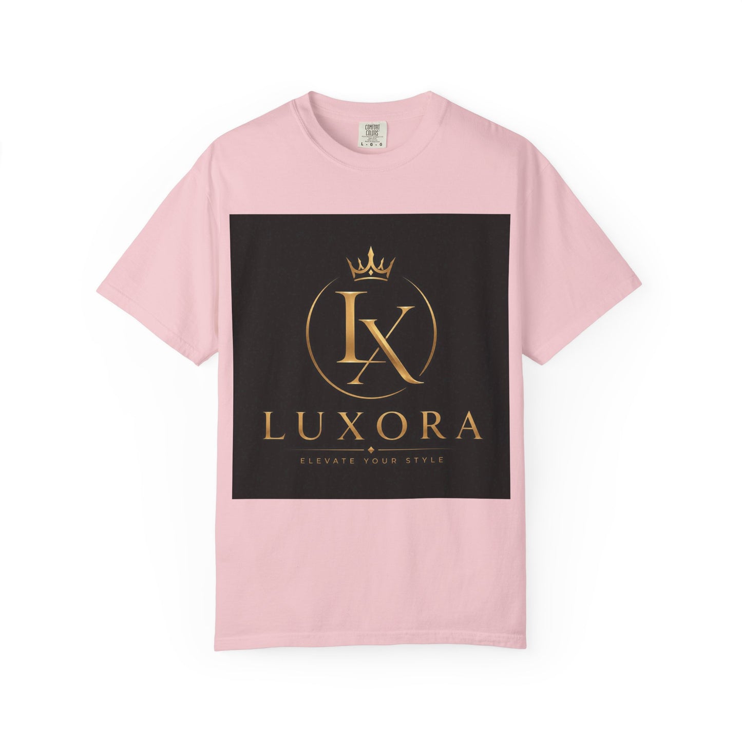 Luxora Crown Logo T-Shirt — "Elegance Without Limits" Luxury Graphic Tee