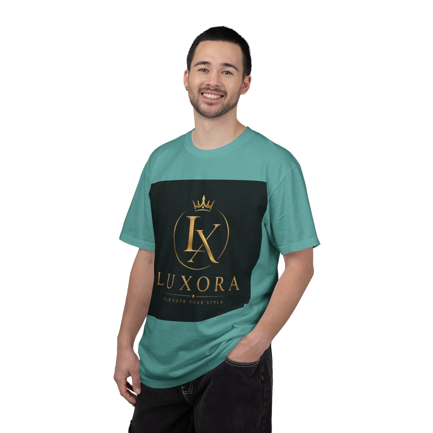 Luxora Crown Logo T-Shirt — "Elegance Without Limits" Luxury Graphic Tee