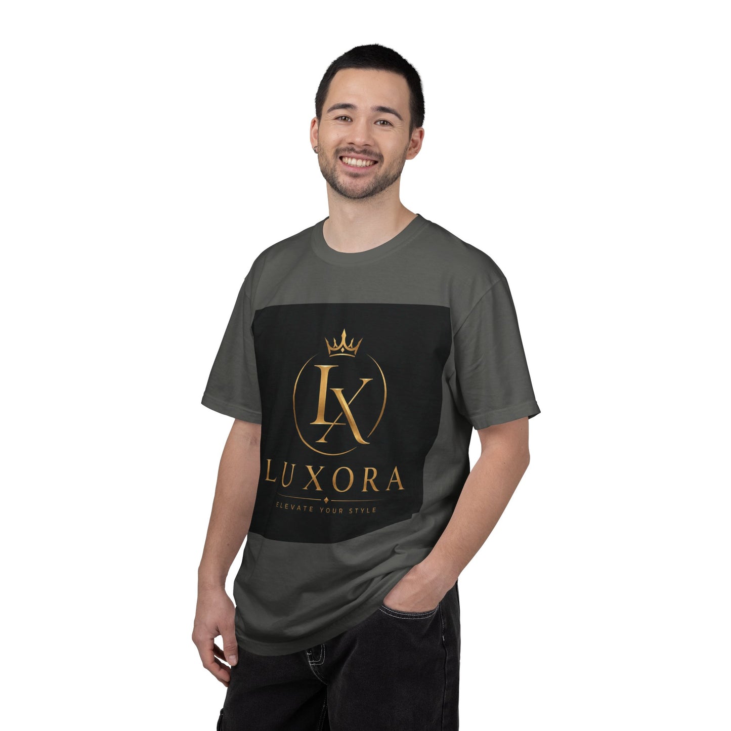 Luxora Crown Logo T-Shirt — "Elegance Without Limits" Luxury Graphic Tee