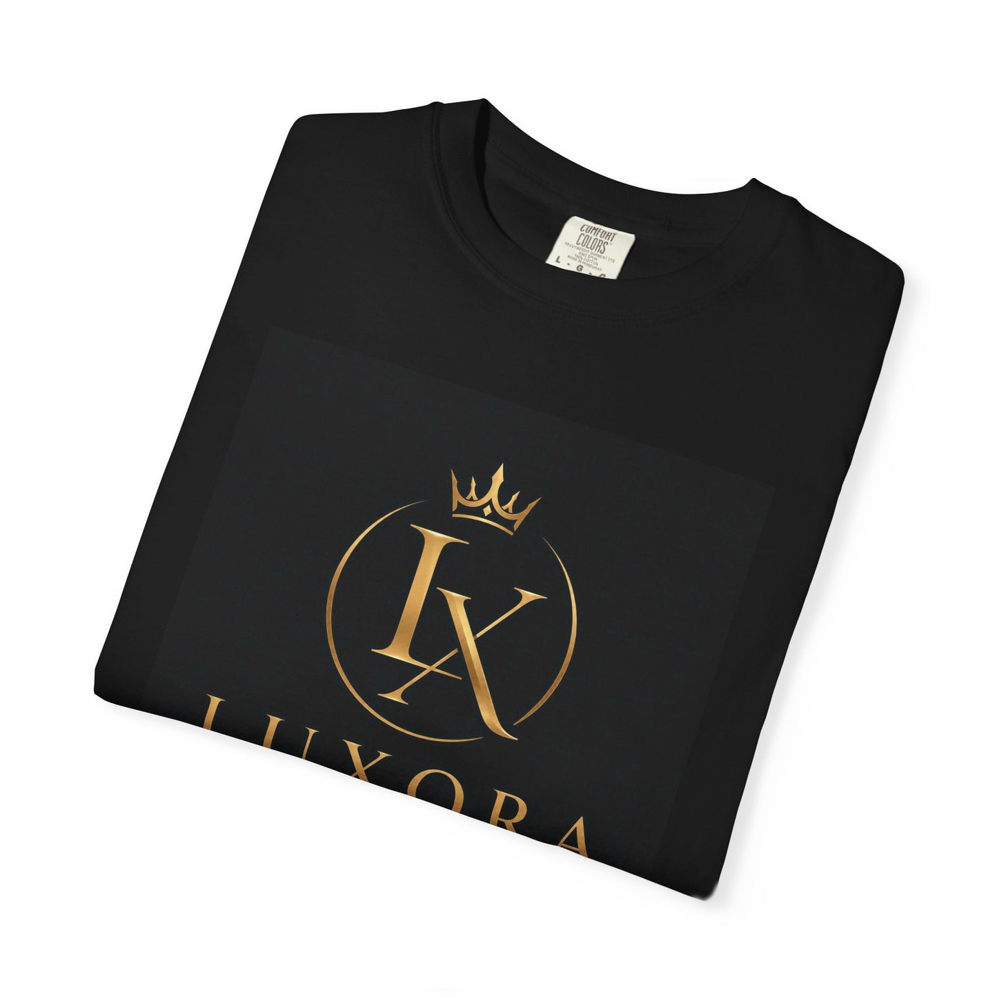 Luxora Crown Logo T-Shirt — "Elegance Without Limits" Luxury Graphic Tee