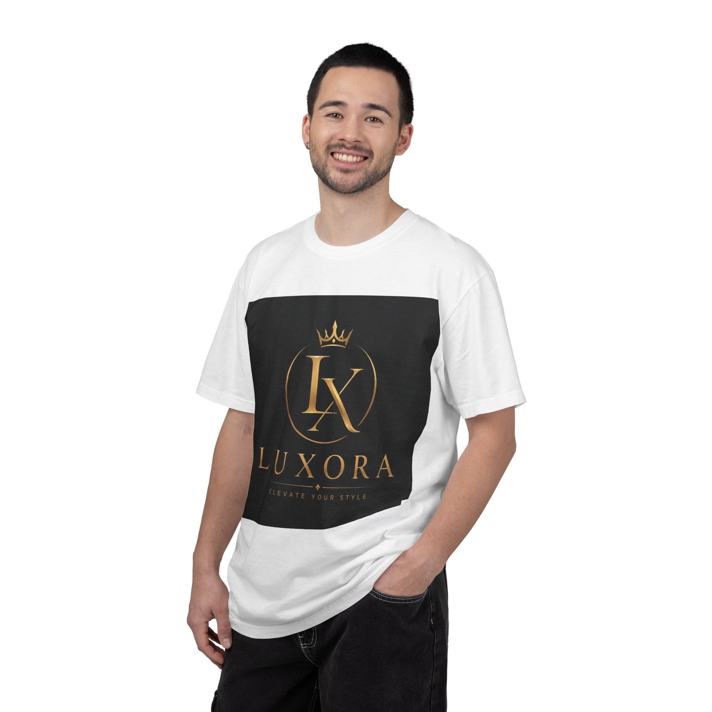 Luxora Crown Logo T-Shirt — "Elegance Without Limits" Luxury Graphic Tee