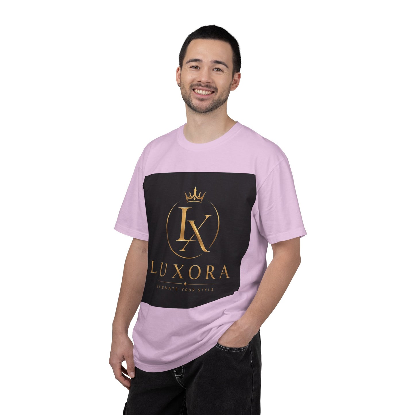 Luxora Crown Logo T-Shirt — "Elegance Without Limits" Luxury Graphic Tee