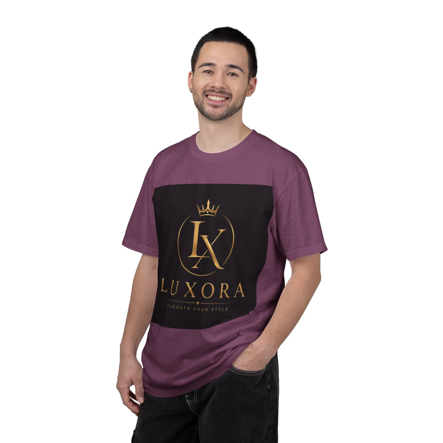 Luxora Crown Logo T-Shirt — "Elegance Without Limits" Luxury Graphic Tee