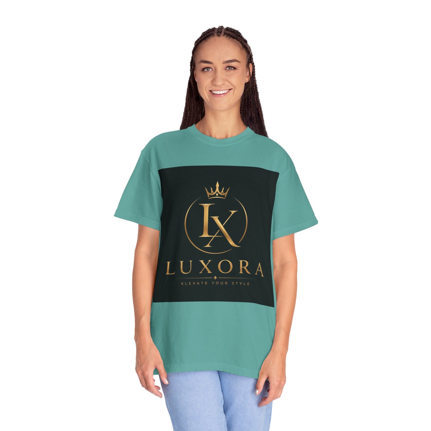 Luxora Crown Logo T-Shirt — "Elegance Without Limits" Luxury Graphic Tee