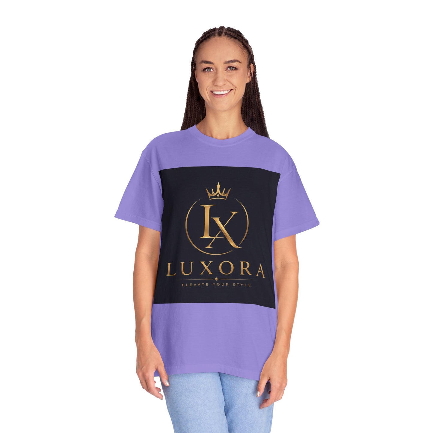 Luxora Crown Logo T-Shirt — "Elegance Without Limits" Luxury Graphic Tee