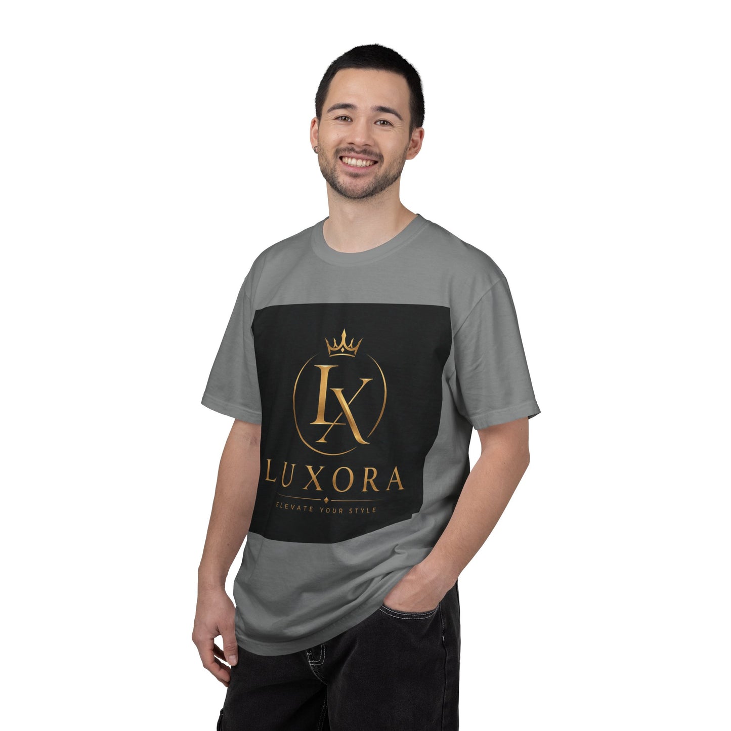 Luxora Crown Logo T-Shirt — "Elegance Without Limits" Luxury Graphic Tee