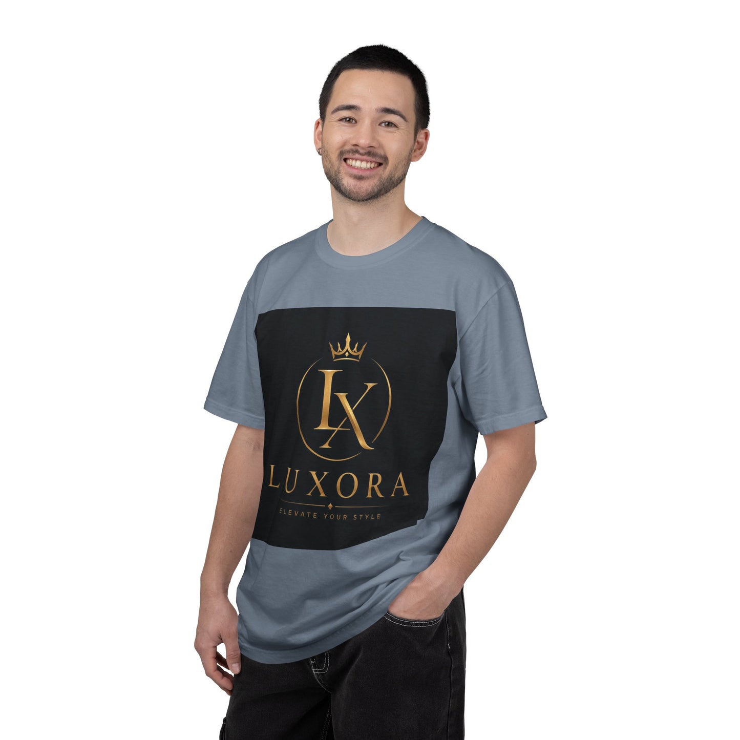 Luxora Crown Logo T-Shirt — "Elegance Without Limits" Luxury Graphic Tee