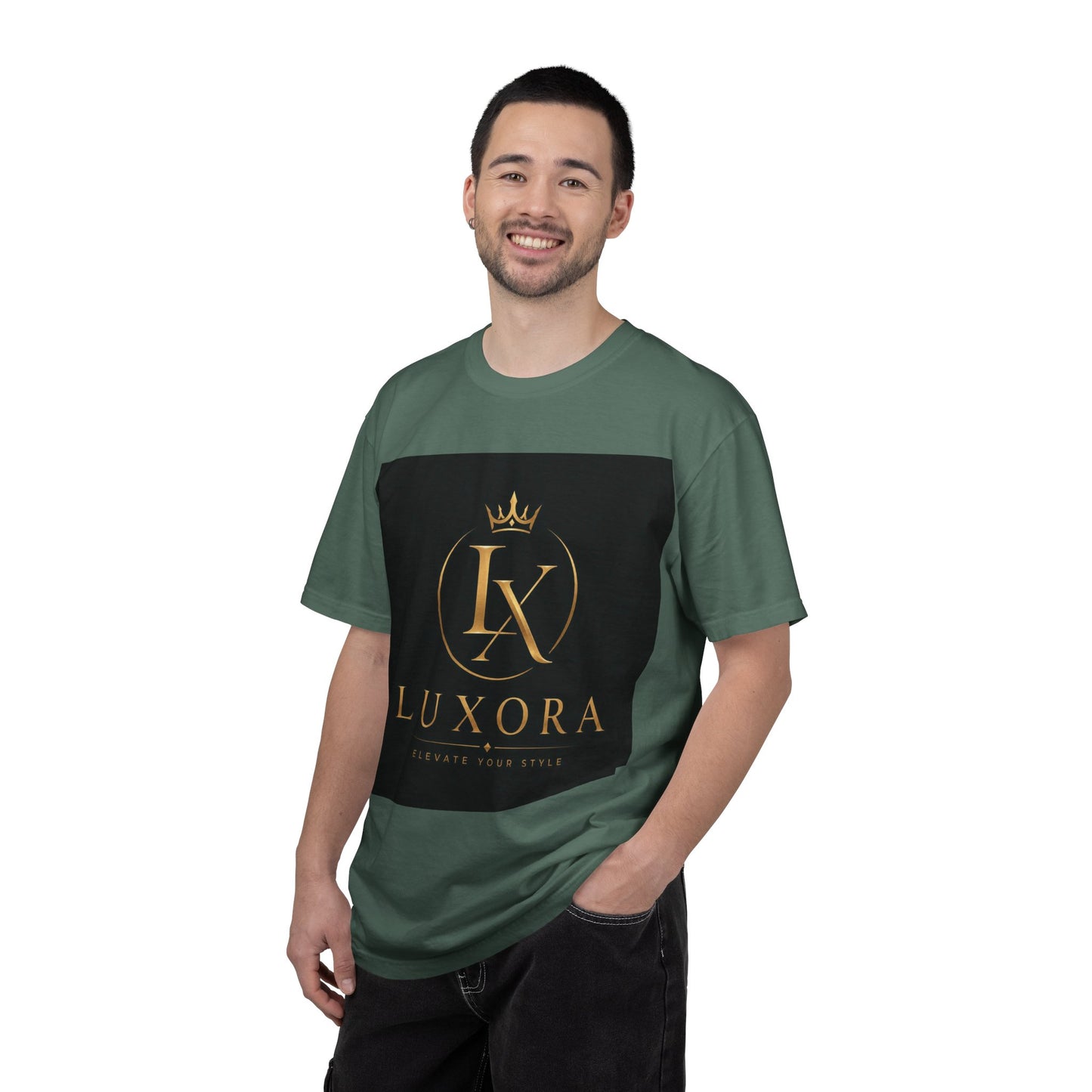 Luxora Crown Logo T-Shirt — "Elegance Without Limits" Luxury Graphic Tee