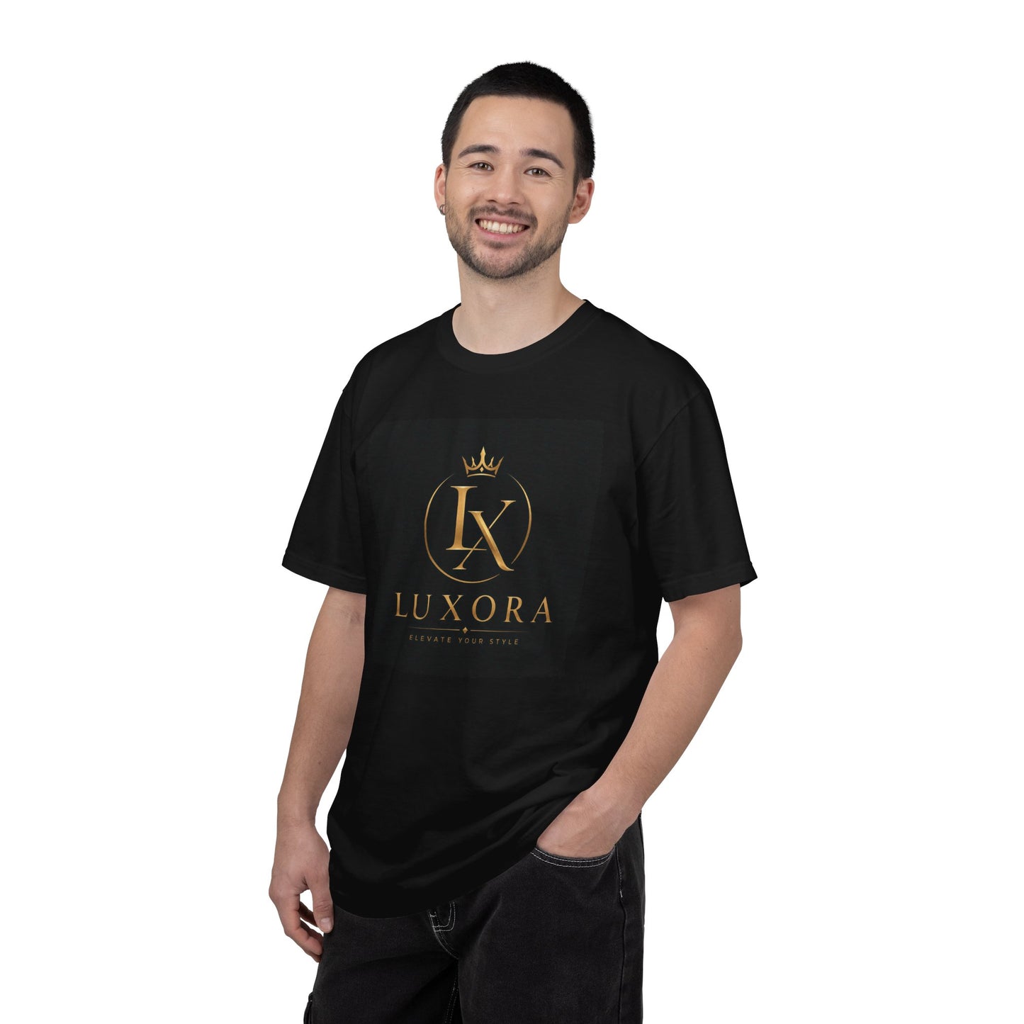 Luxora Crown Logo T-Shirt — "Elegance Without Limits" Luxury Graphic Tee