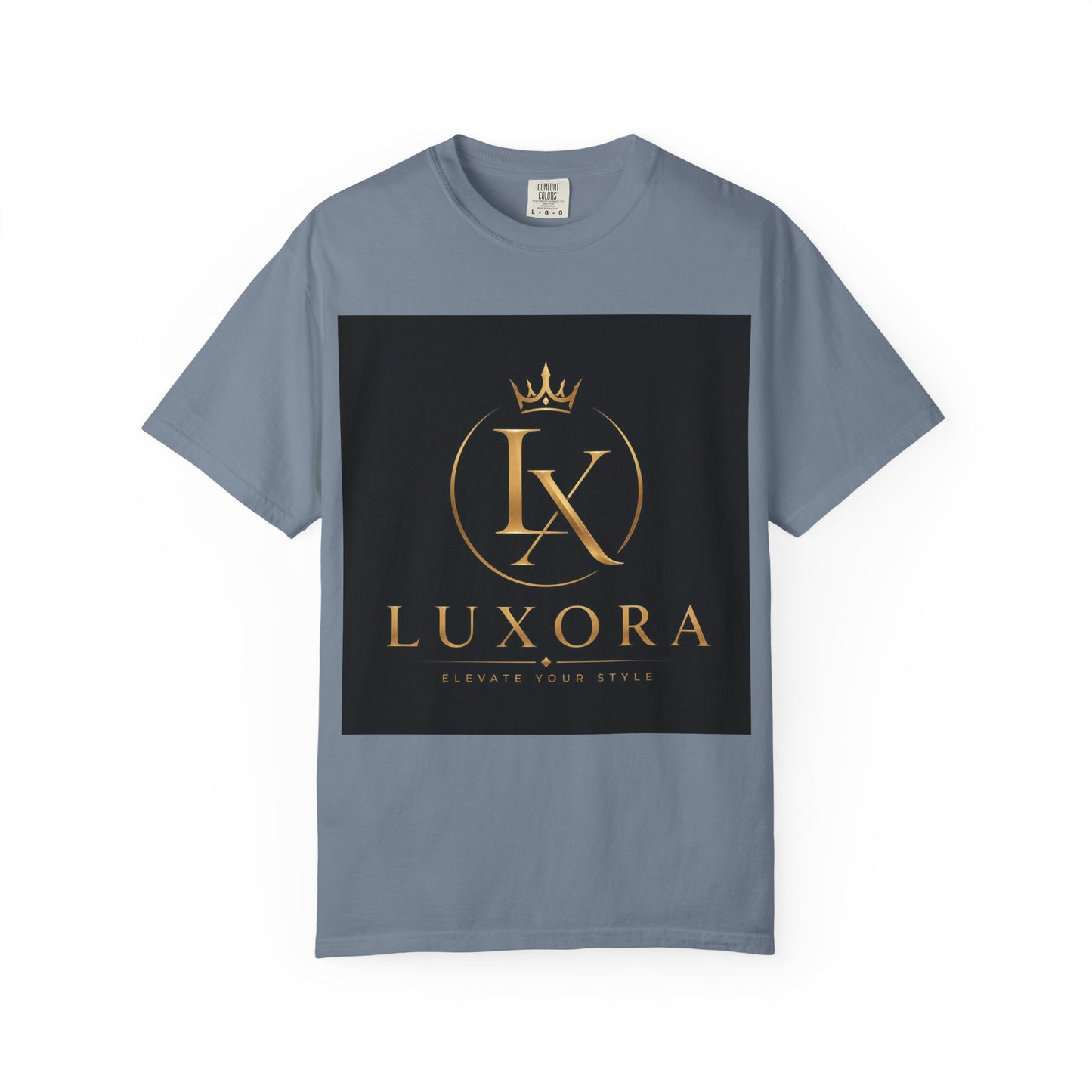Luxora Crown Logo T-Shirt — "Elegance Without Limits" Luxury Graphic Tee